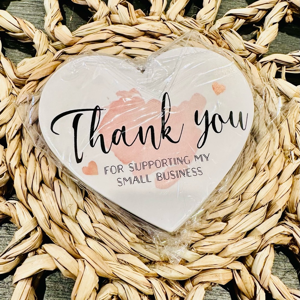 Heart-Shaped Thank You cards New!♥️